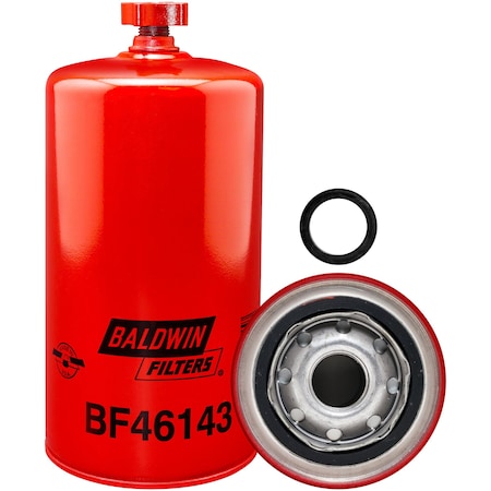 Baldwin Filters Fuel Filter, 7-31/32" L, 3-11/16" O.D. BF46143
